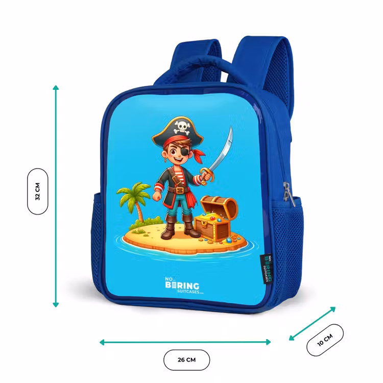 Sac à dos enfant - Bleu - Pirate prêt à piller — 6