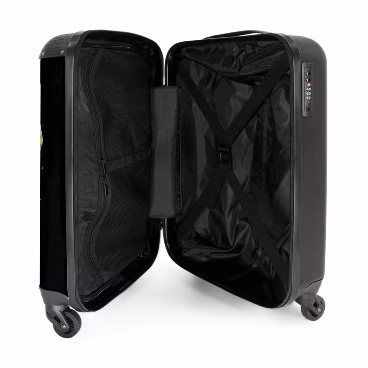Valise - Éléphant décoré d'éclaboussures colorées — 5