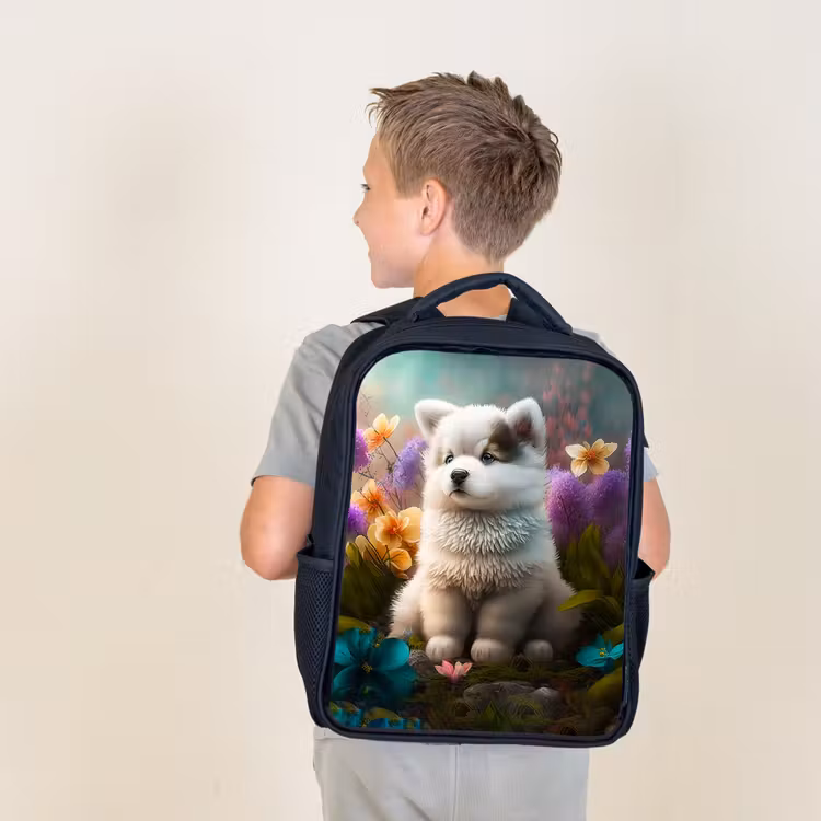 Sac à dos enfant - Noir - Fluffy Franky — 2