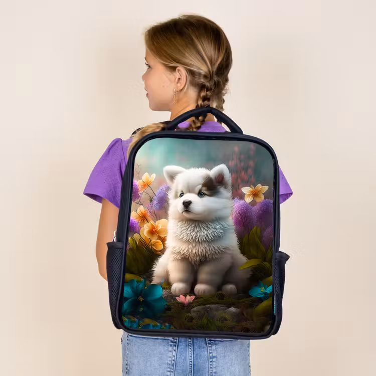 Sac à dos enfant - Noir - Fluffy Franky — 4