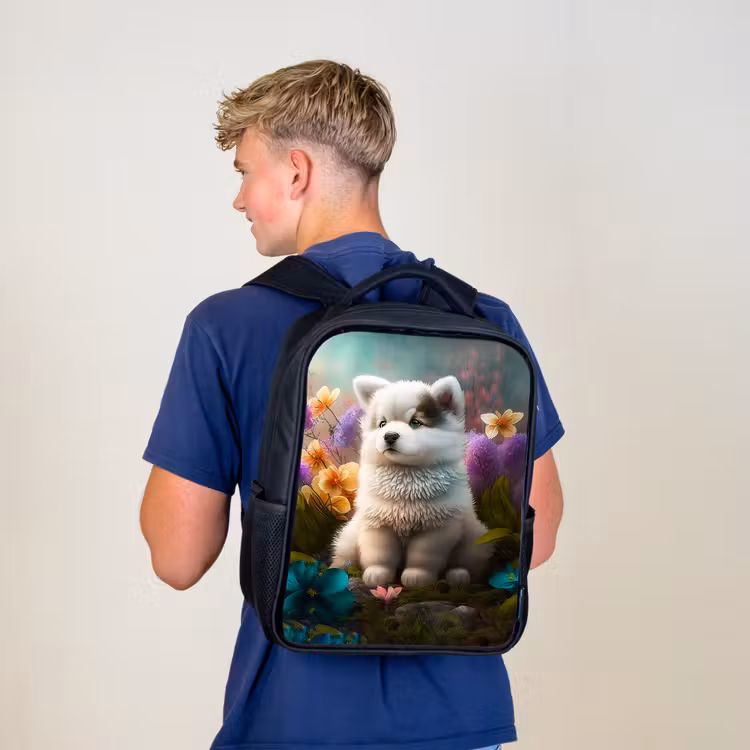 Sac à dos enfant - Noir - Fluffy Franky — 5