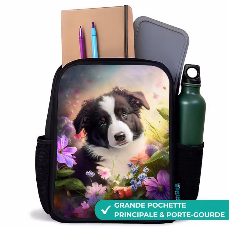 Sac à dos enfant - Noir - Lasse le petit chien — 10
