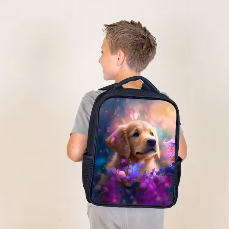 Sac à dos enfant - Noir - Rudy Retriever — 2
