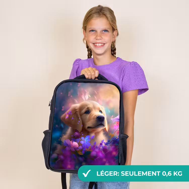 Sac à dos enfant - Noir - Rudy Retriever — 9