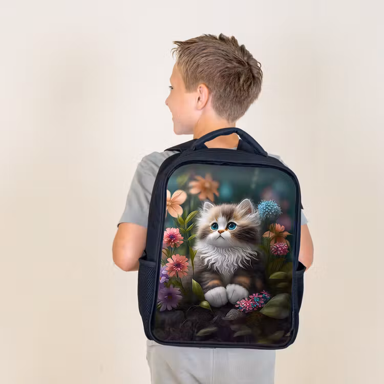 Sac à dos enfant - Noir - Sjakie câlin — 2