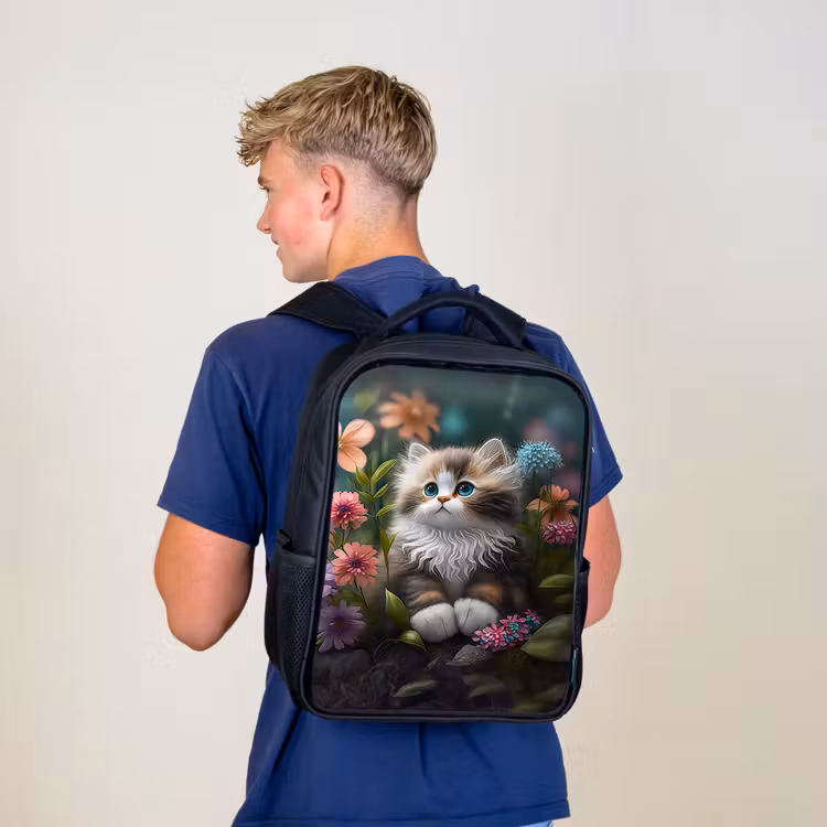 Sac à dos enfant - Noir - Sjakie câlin — 5