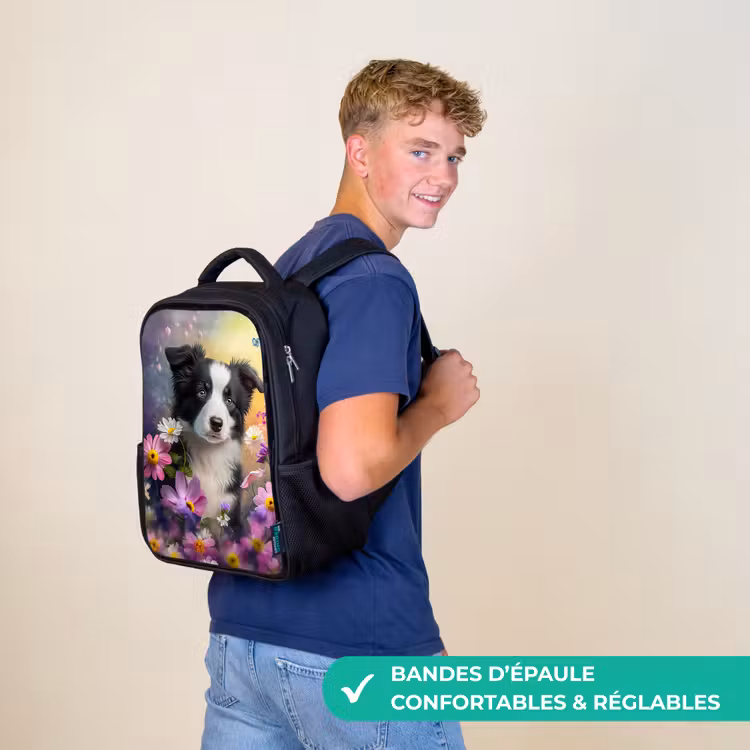 Sac à dos enfant - Noir - Wessel Woof — 11