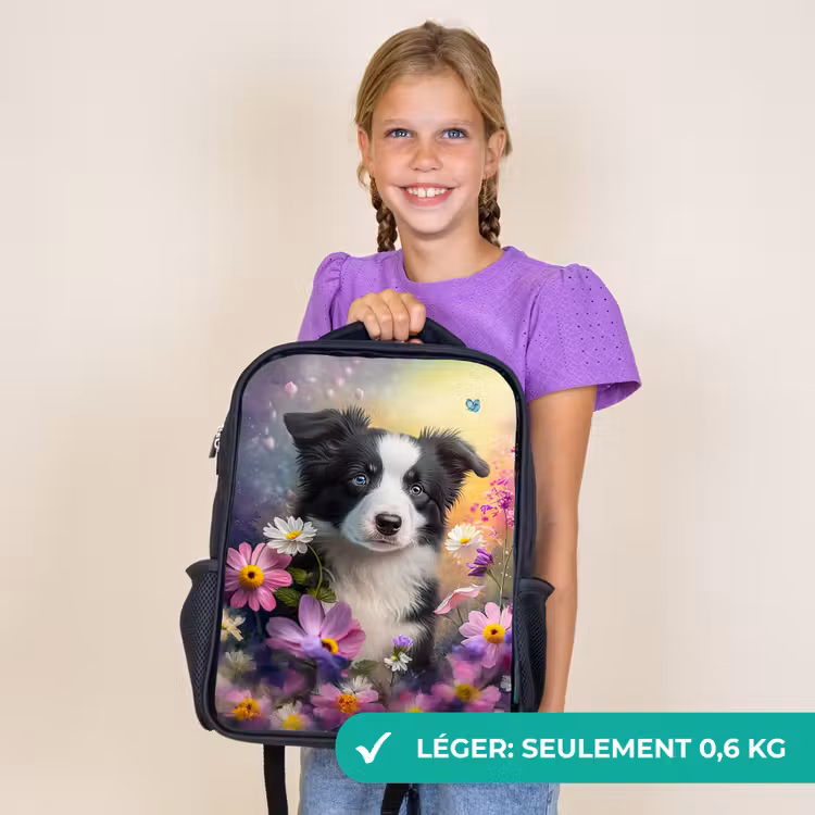 Sac à dos enfant - Noir - Wessel Woof — 9