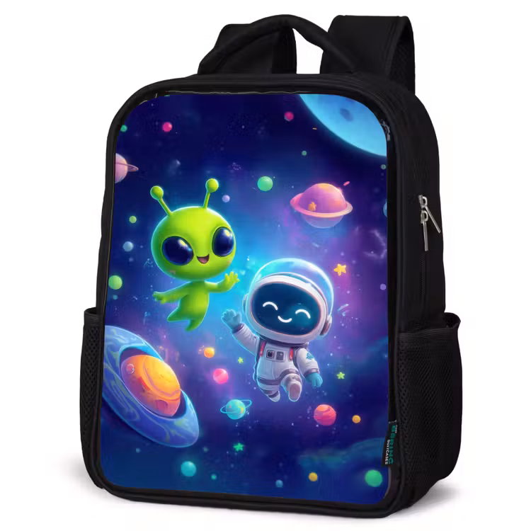 Sac à dos enfant - Noir - L'amitié entre les étoiles et les planètes — 6
