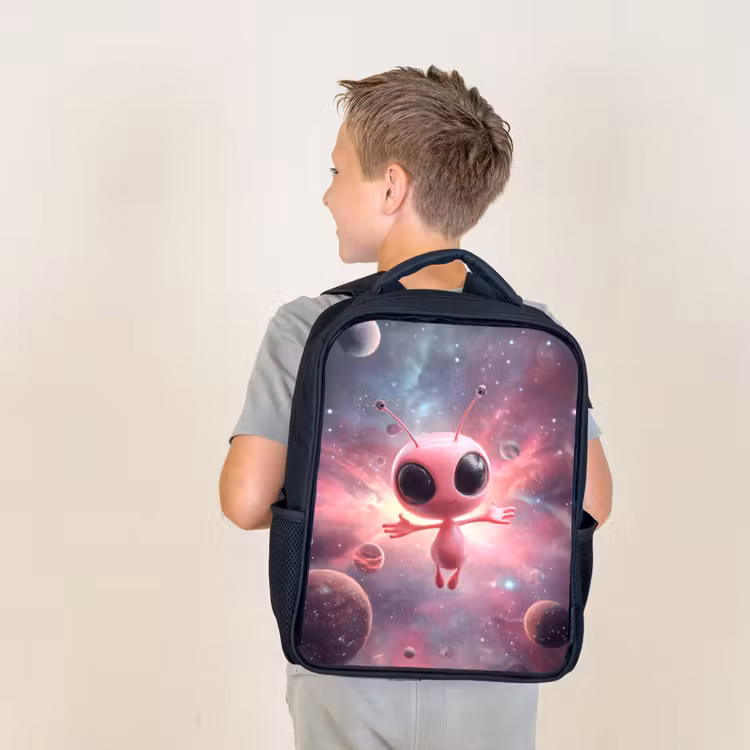 Sac à dos enfant - Noir - Saut de joie parmi les étoiles — 2