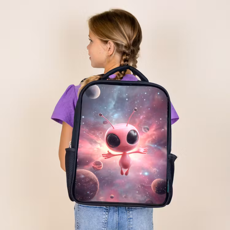 Sac à dos enfant - Noir - Saut de joie parmi les étoiles — 4