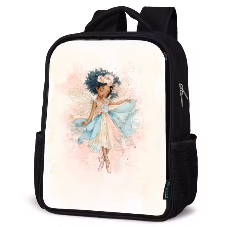 Sac à dos enfant - Noir - Danse de la lumière des fleurs — 6