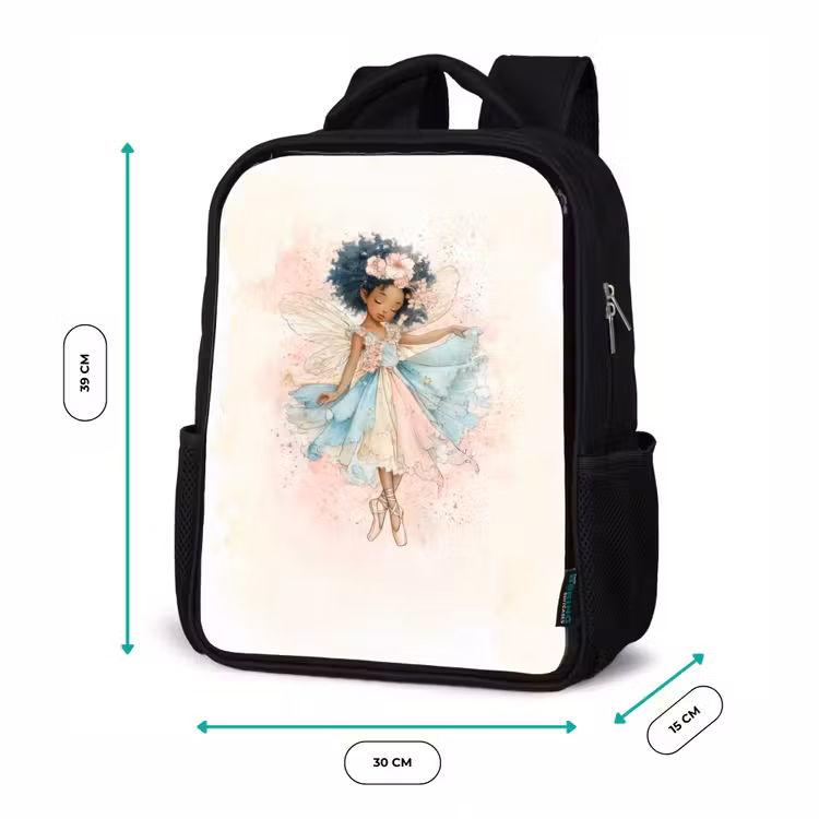 Sac à dos enfant - Noir - Danse de la lumière des fleurs — 8