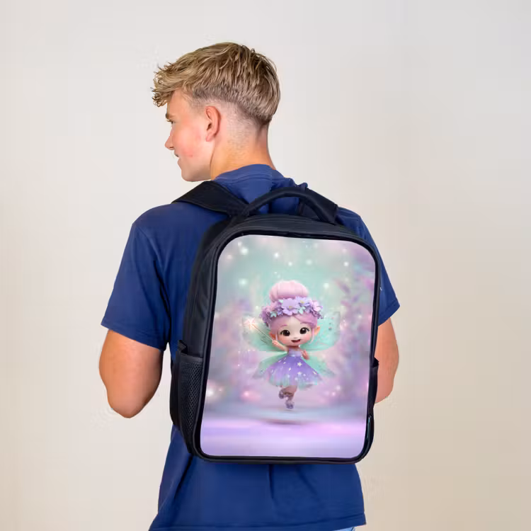 Sac à dos enfant - Noir - Danse printanière étincelante — 5