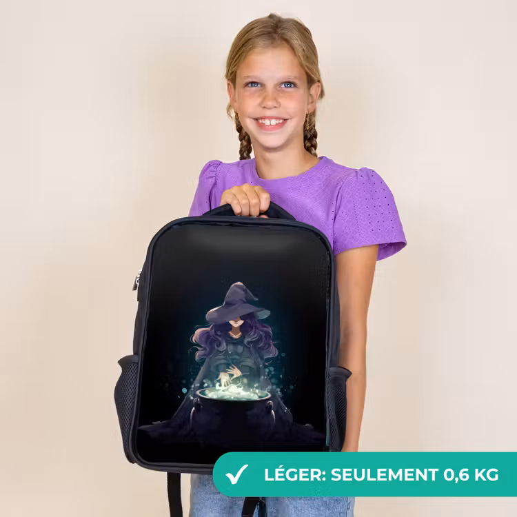 Sac à dos enfant - Noir - La magie de l'ombre dans le chaudron — 9