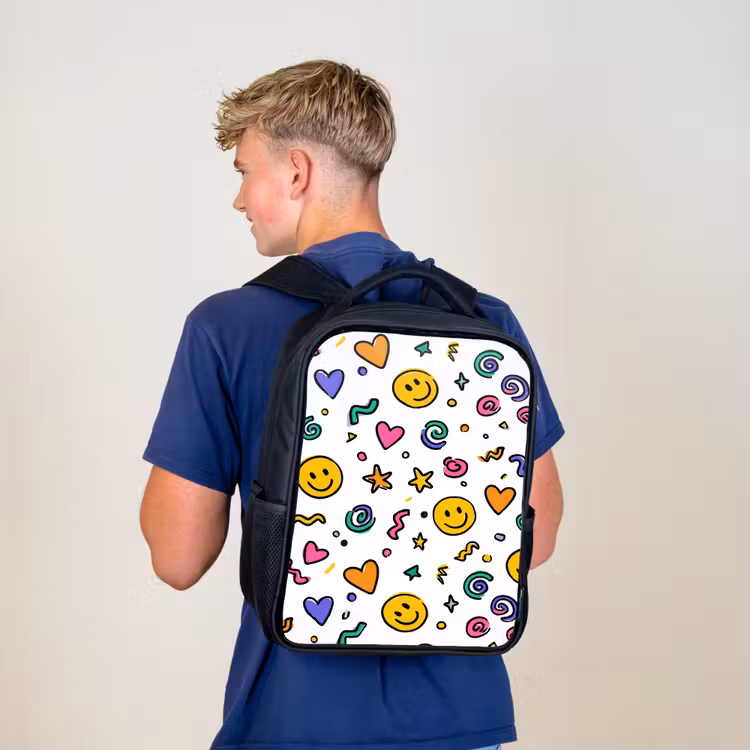 Sac à dos enfant - Noir - Un joyeux chaos en couleurs — 5