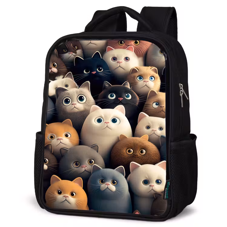 Sac à dos enfant - Noir - Appel du chat — 6