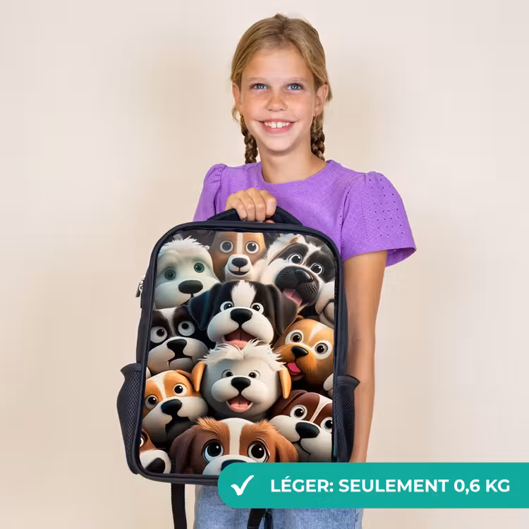 Sac à dos enfant - Noir - Barking Bengels — 9