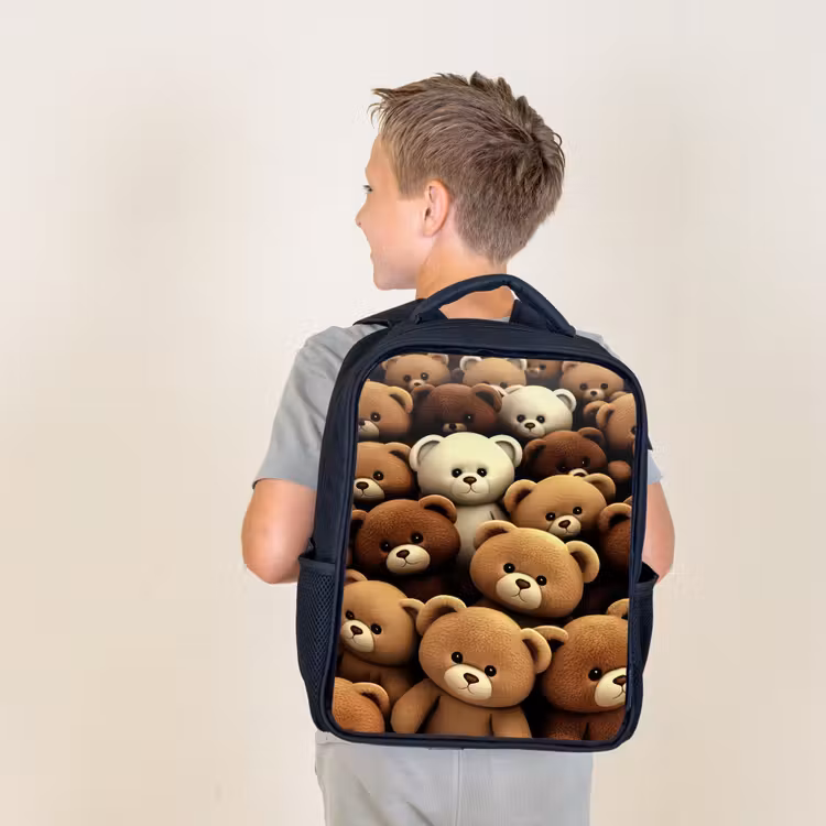 Sac à dos enfant - Noir - Beregezellig — 2