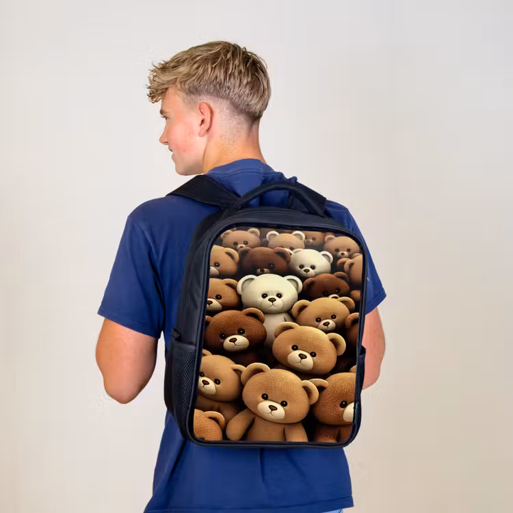 Sac à dos enfant - Noir - Beregezellig — 5