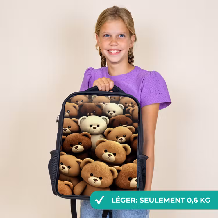Sac à dos enfant - Noir - Beregezellig — 9