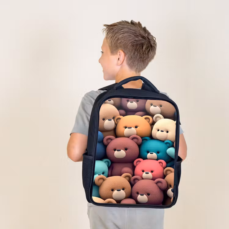 Sac à dos enfant - Noir - Bonanza des ours — 2