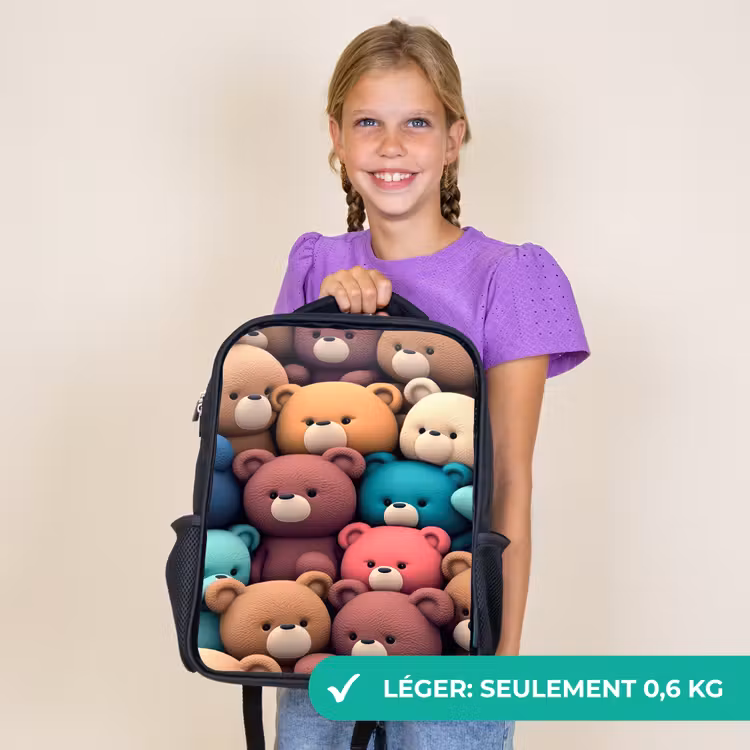 Sac à dos enfant - Noir - Bonanza des ours — 9