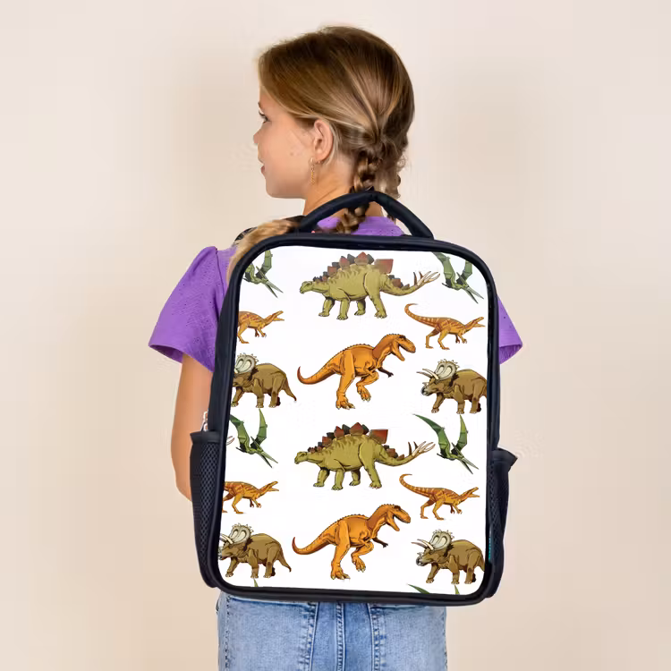 Sac à dos enfant - Noir - Dinosaure - Dessin - Garçons - Enfants — 4