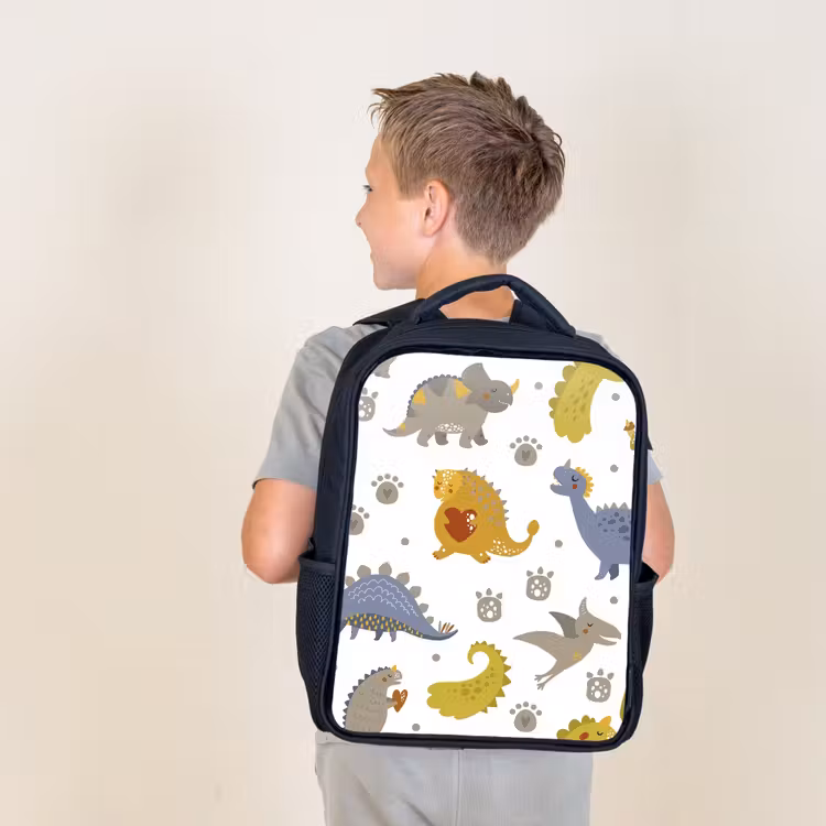 Sac à dos enfant - Noir - Dinosaure - Enfants - Design - Garçons - Filles — 2