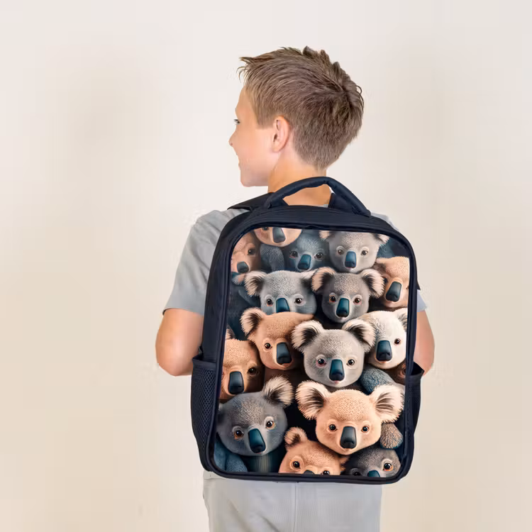 Sac à dos enfant - Noir - Koala Caprioles — 2