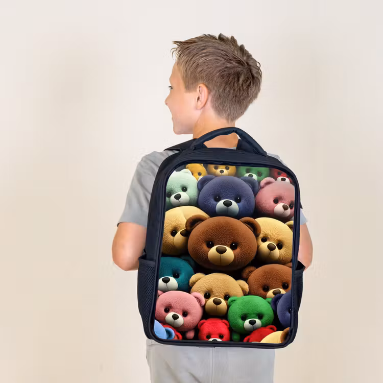 Sac à dos enfant - Noir - Le gang de l'ourson — 2