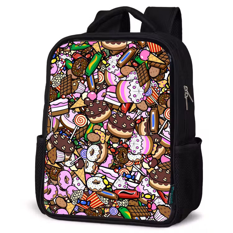 Sac à dos enfant - Noir - Le monde des bonbons — 6