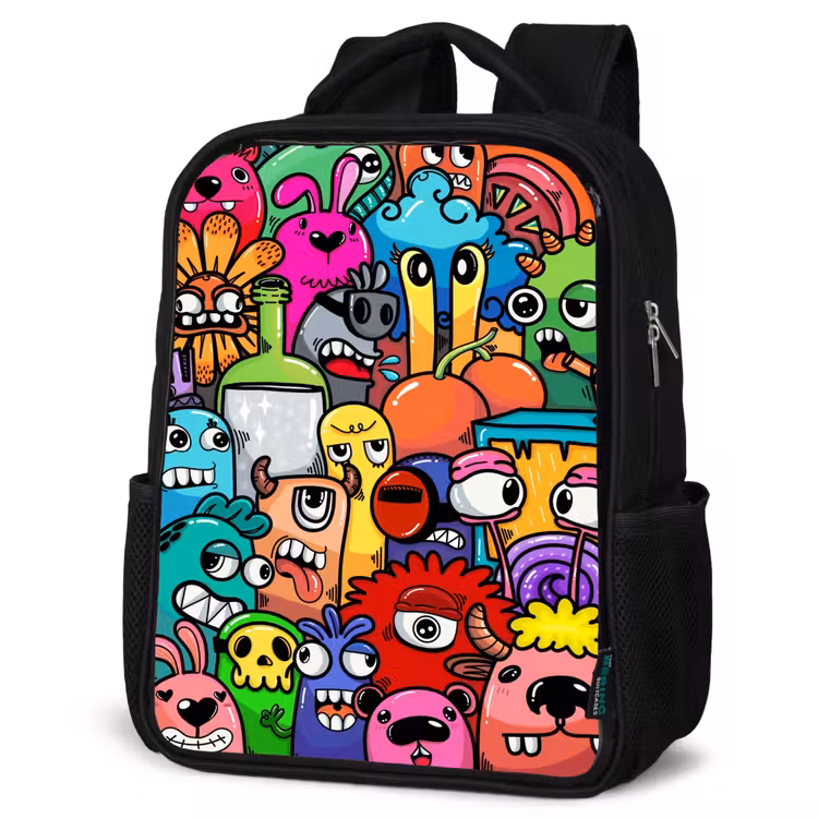 Sac à dos enfant - Noir - Monstre à 1 œil — 6