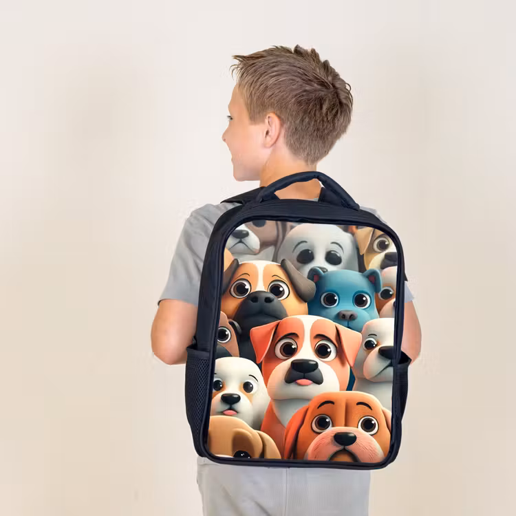 Sac à dos enfant - Noir - Rage — 2