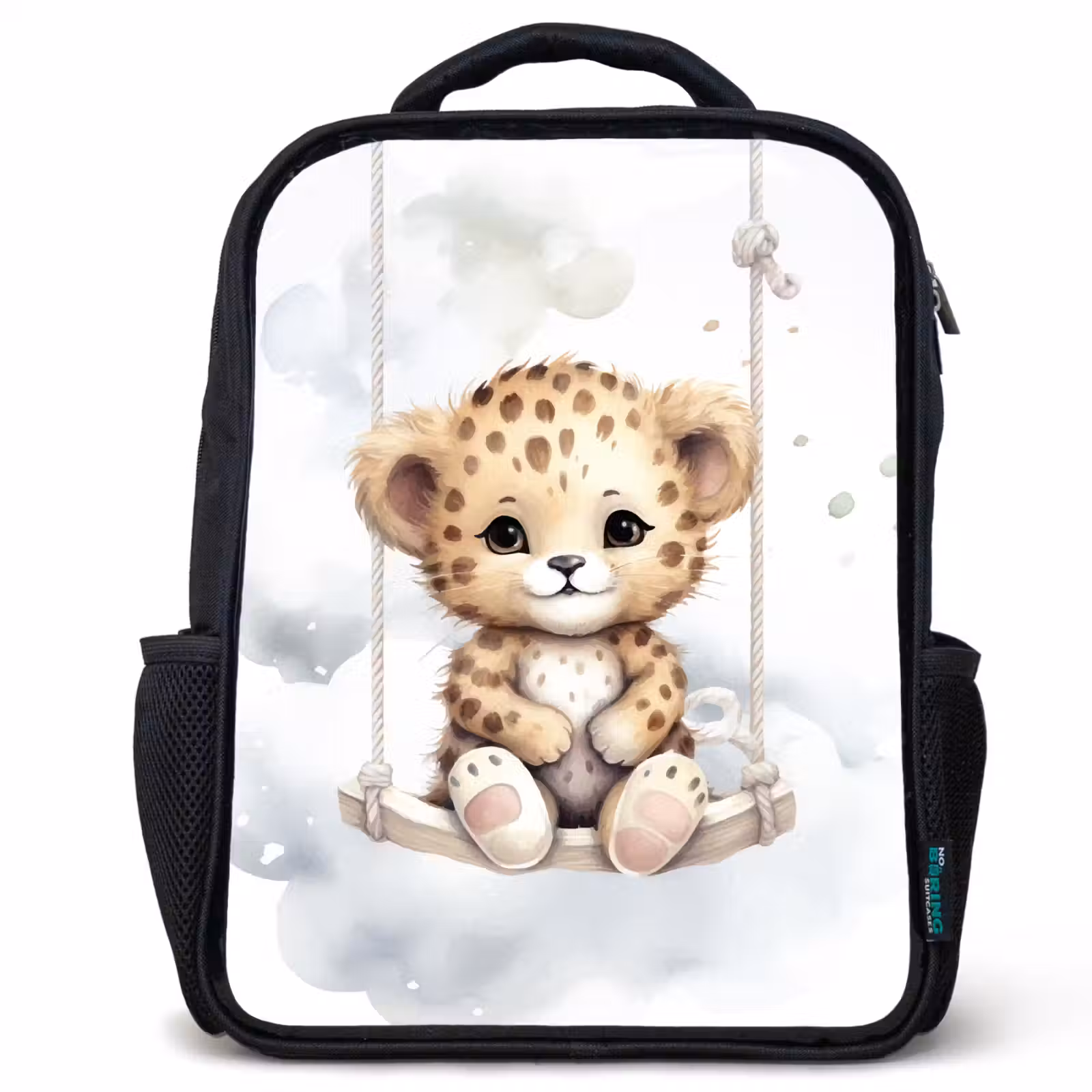 Sac à dos enfant - Noir - Léopard - Animal - Enfants — 1
