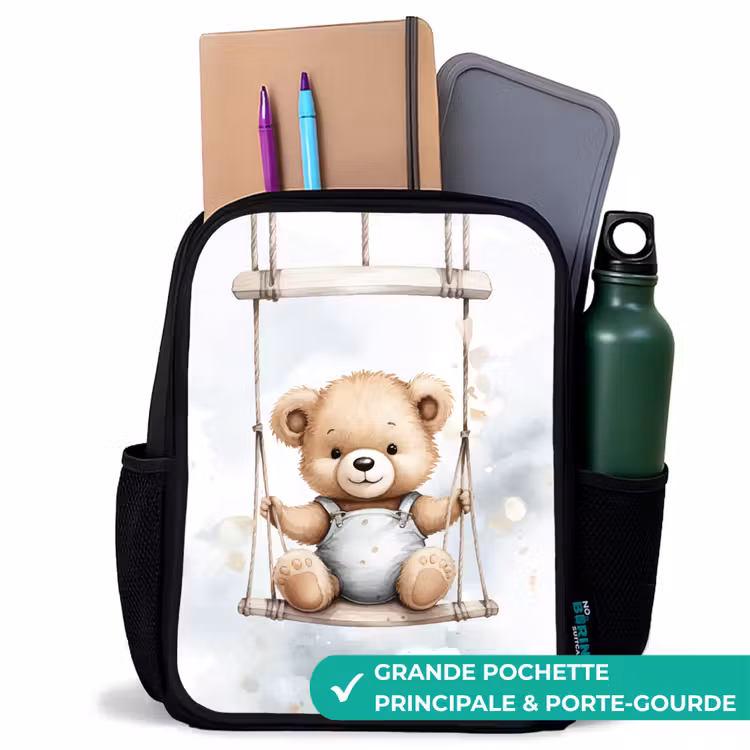 Sac à dos enfant - Noir - Ours - Bébé - Animal - Enfants — 10