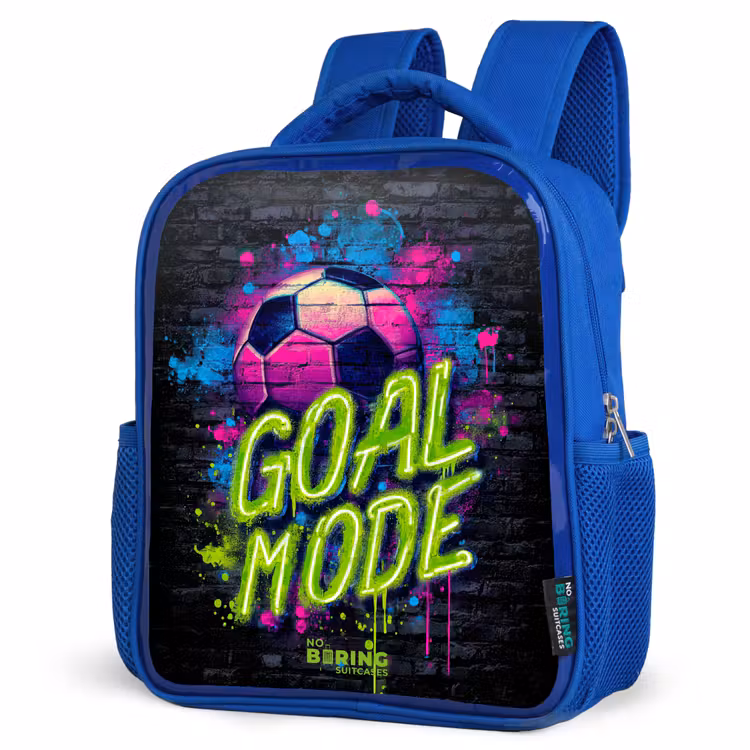 Sac à dos enfant - Bleu - Néon - Graffiti - Football - Coloré — 7