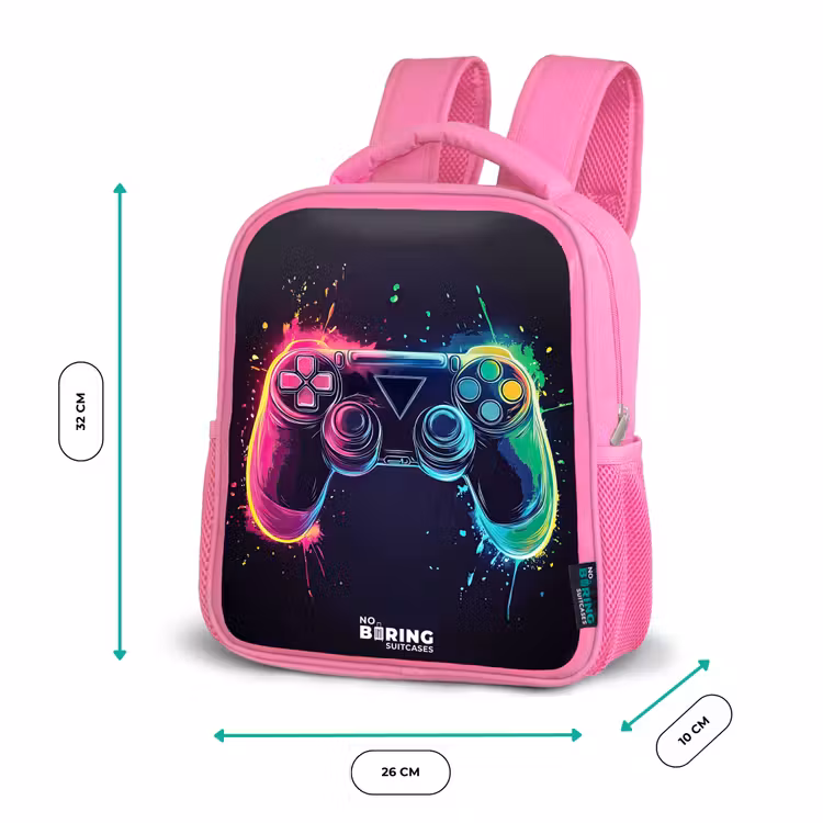 Sac à dos enfant - Rose - Jeu - manette - coloré — 3