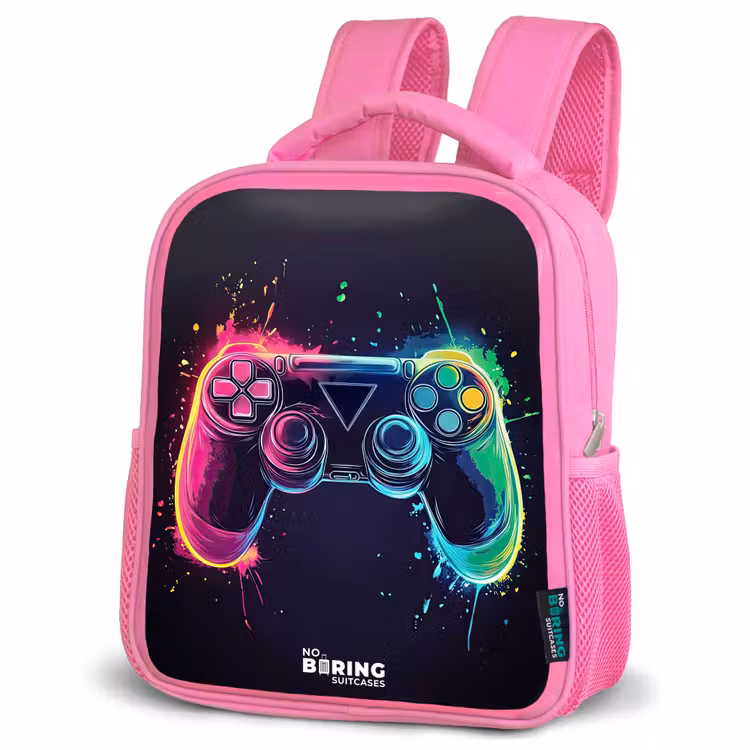 Sac à dos enfant - Rose - Jeu - manette - coloré — 4