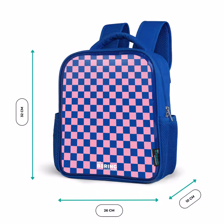 Sac à dos enfant - Bleu - Blocs - Bleu - Rose — 6