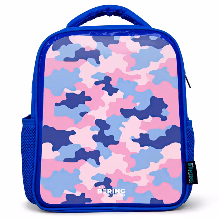 Sac à dos enfant - Bleu - Camouflage - Rose - Bleu — 1