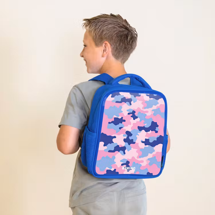 Sac à dos enfant - Bleu - Camouflage - Rose - Bleu — 2