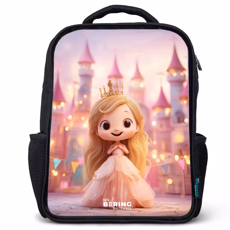 Sac à dos enfant - Rose - Princesse - Rose - Château — 1