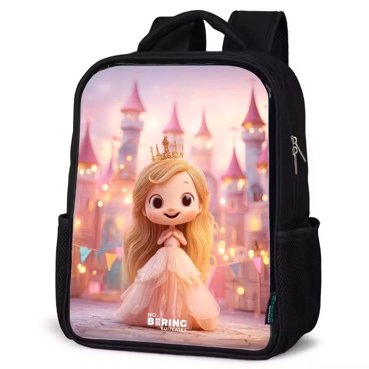 Sac à dos enfant - Rose - Princesse - Rose - Château — 6