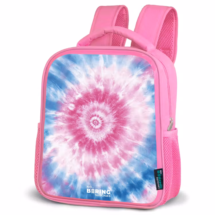 Sac à dos enfant - Rose - Tie dye - Abstrait - Bleu - Rose — 4