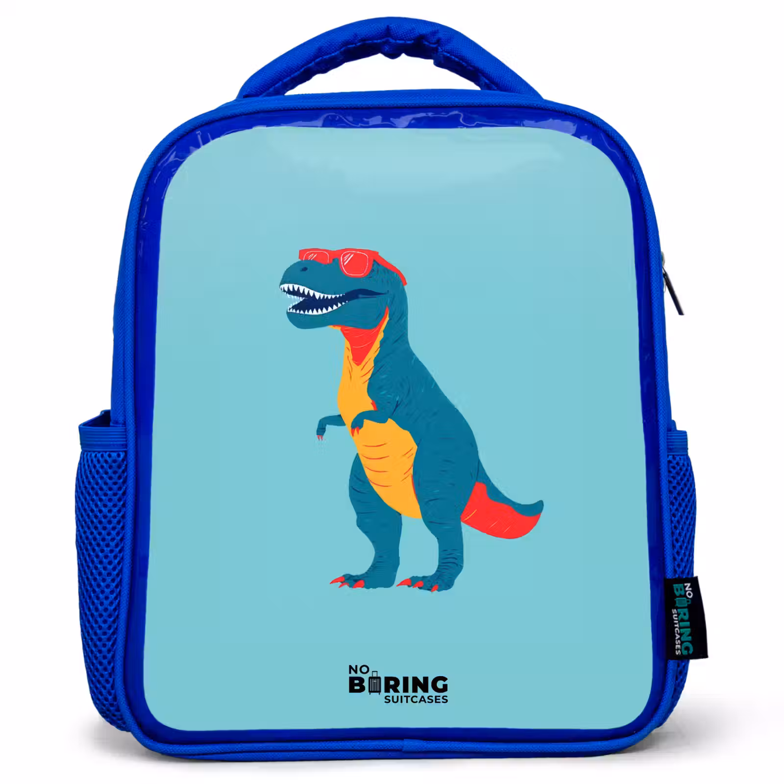 Sac à dos enfant - Bleu - Dino - Animal - Lunettes de soleil — 1