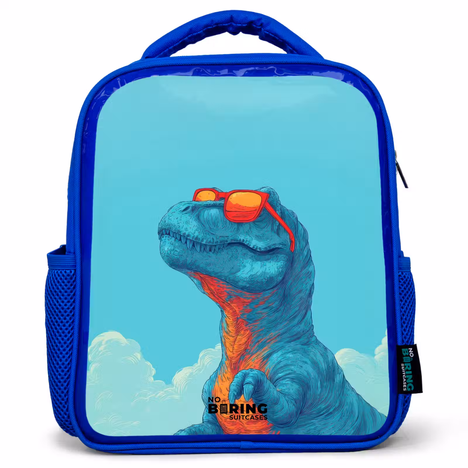Sac à dos enfant - Bleu - Dino - Lunettes de soleil - Bleu — 1