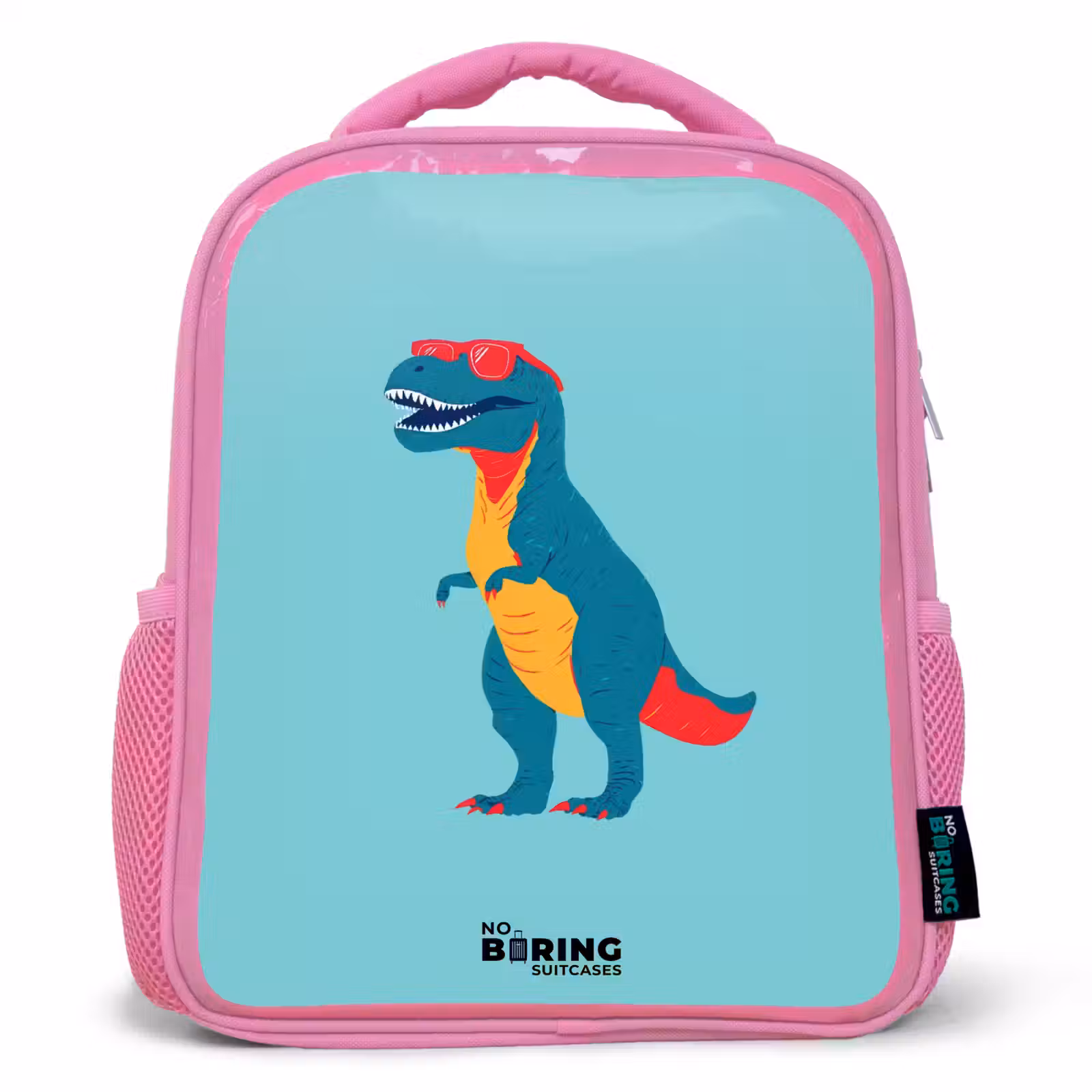 Sac à dos enfant - Rose - Dino - Animal - Lunettes de soleil — 1