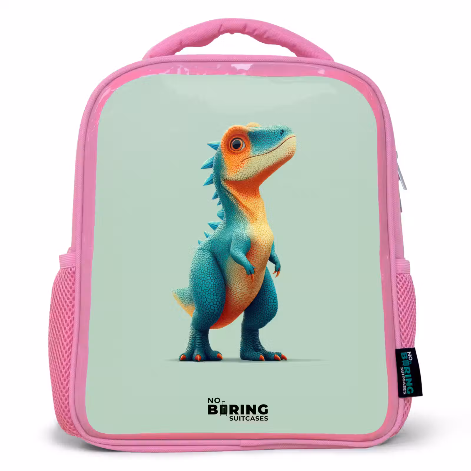 Sac à dos enfant - Rose - Dino - Animal - Vert - Orange — 1