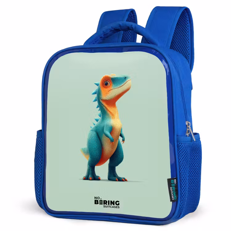 Sac à dos enfant - Bleu - Dino - Animal - Vert - Orange — 7